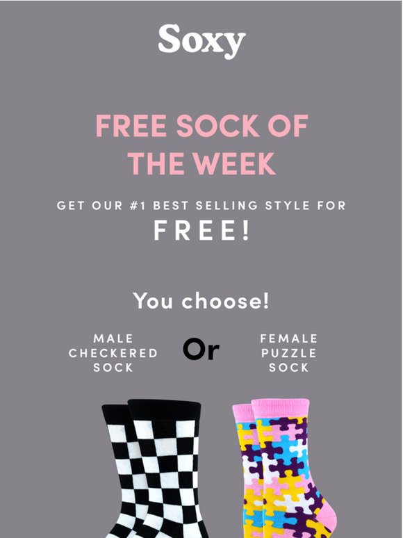Free Sock Friday is here! 
