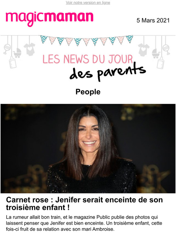 Magicmaman Carnet Rose Jenifer Serait Enceinte De Son Troisime Enfant Milled