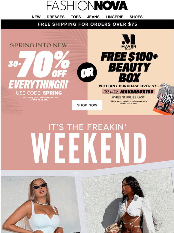 Fashion Nova Email Newsletters Shop Sales Discounts And Coupon Codes Page 8