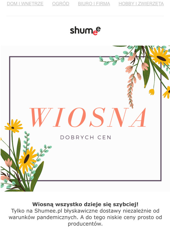  Shumee o wiosennych promocjach 