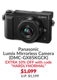 Panasonic Lumix (DMC-GX85KGCK) Mirrorless Camera with 12-32mm Lens - Black