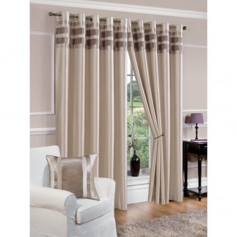 Denver Gold Eyelet Curtains