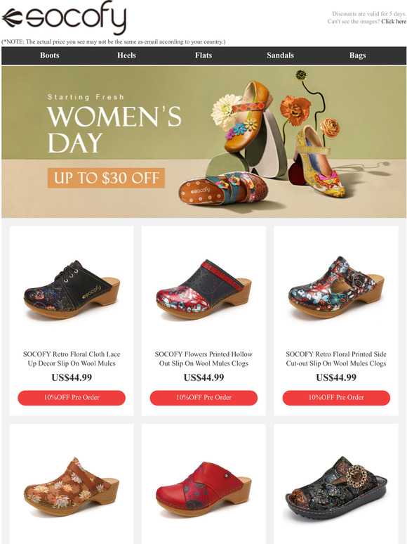 Socofy clogs on sale