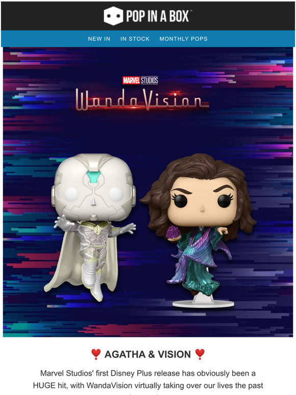pop in a box wandavision