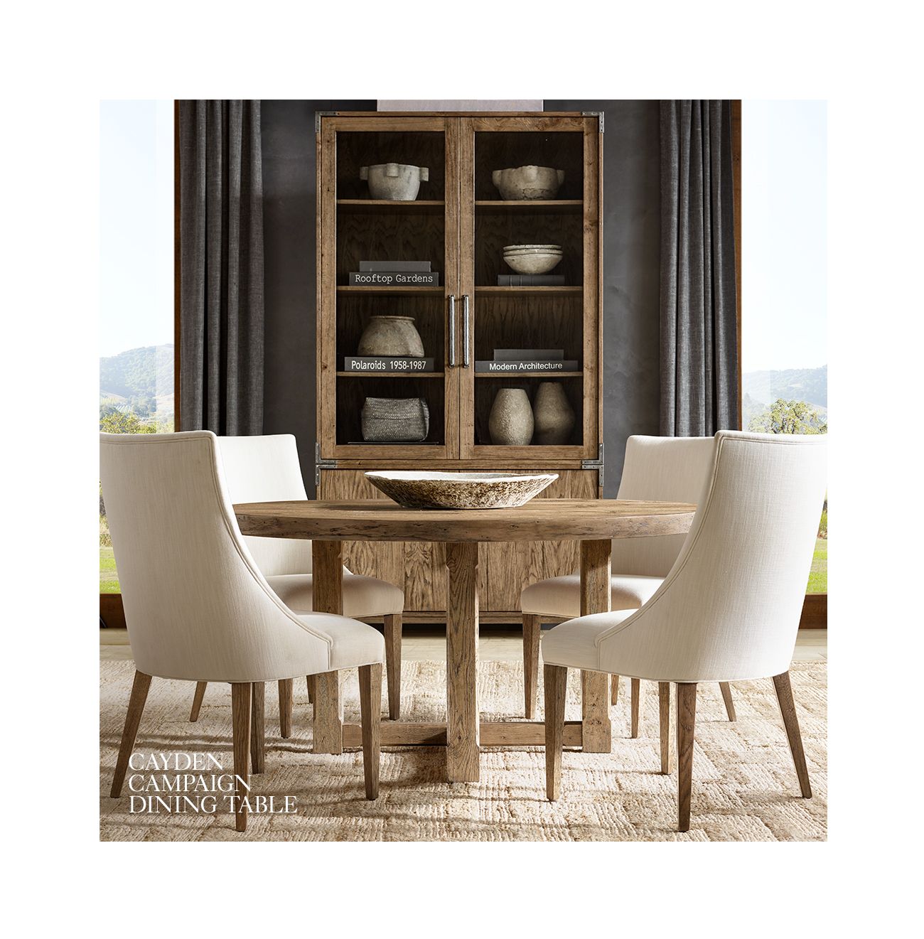 Restoration Hardware True Grain. The Cayden Campaign Collection. Milled