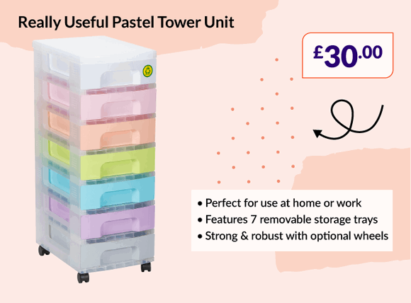 Really Useful Pastel Tower Unit
