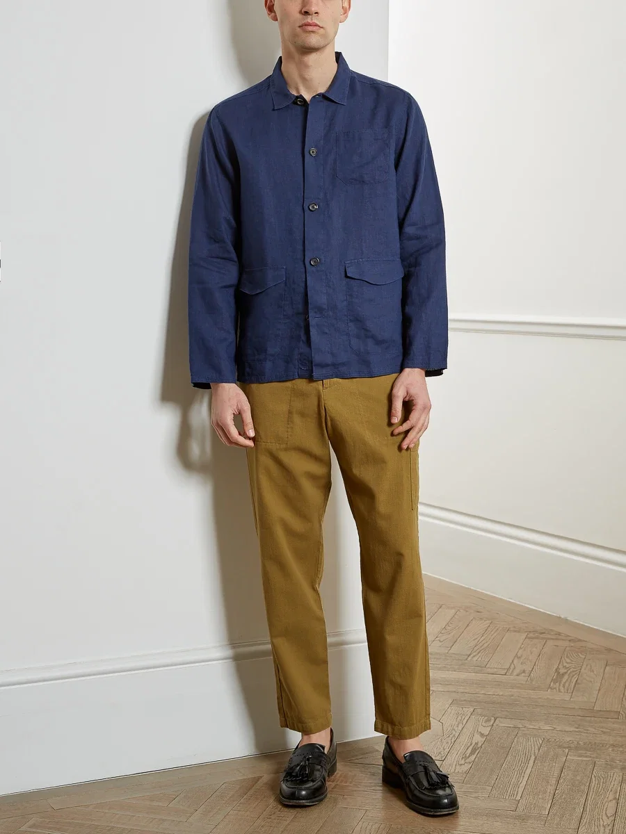 Hockney Shirt Jacket Bridford Navy