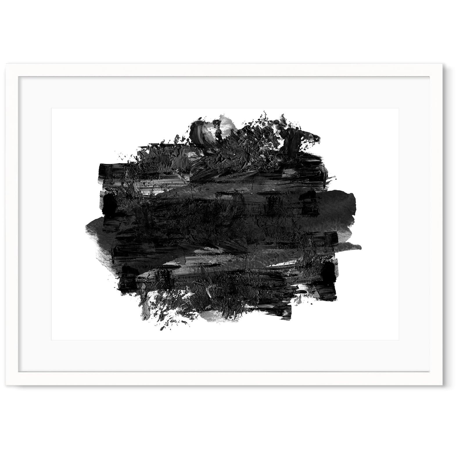 Image of Black Smudge Art Print