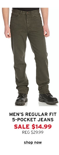 Men's Regular Fit 5-Pocket Jeans - Click to Shop Now