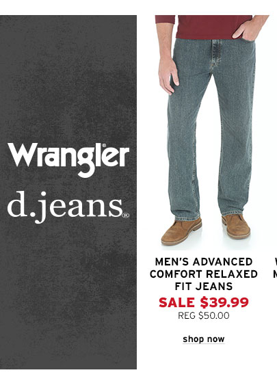 Men's Advanced Comfort Relaxed Fit Jeans - Click to Shop Now