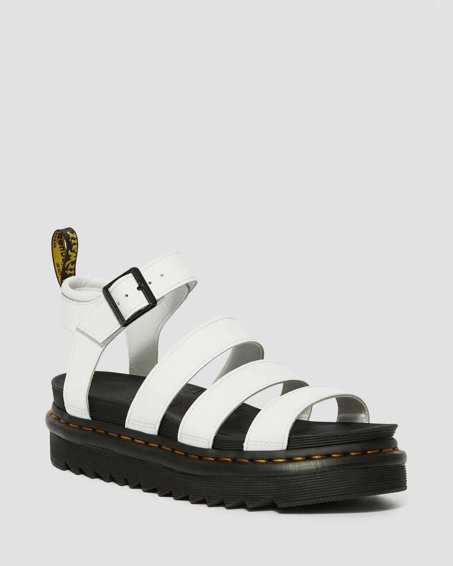 white dm sandals