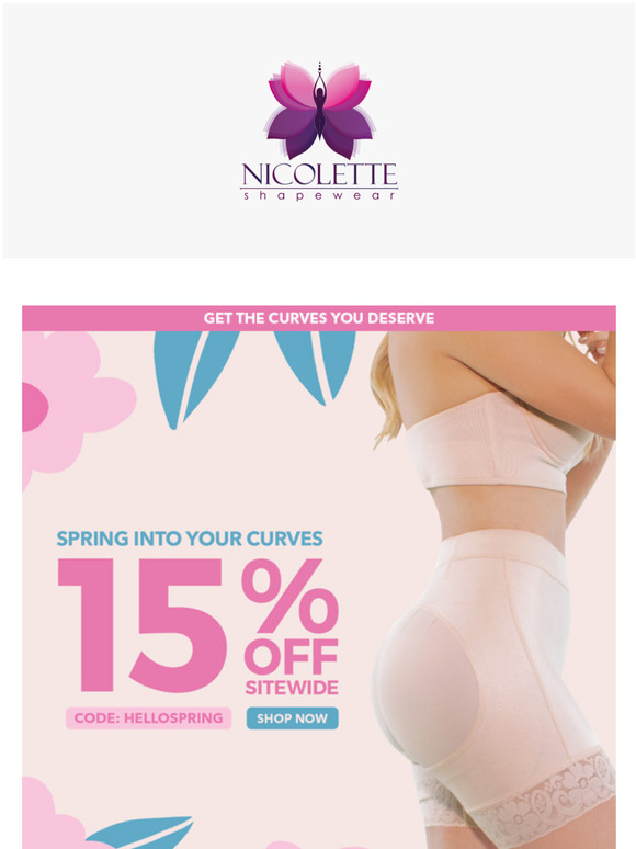 Spring into these Curves with 15% off Sitewide!