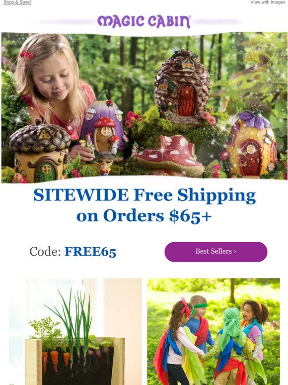 Free Shipping Sitewide: Just Like Magic 