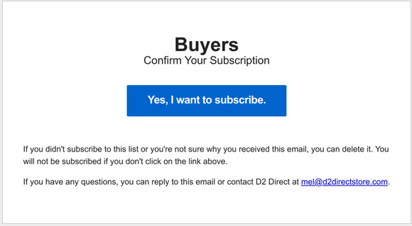 Confirm Your Subscription