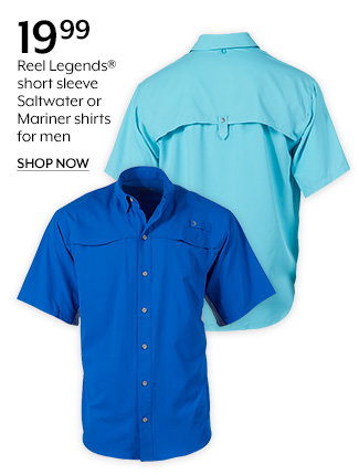Reel Legends, Shirts, Mens Reel Legends Saltwater Shirt