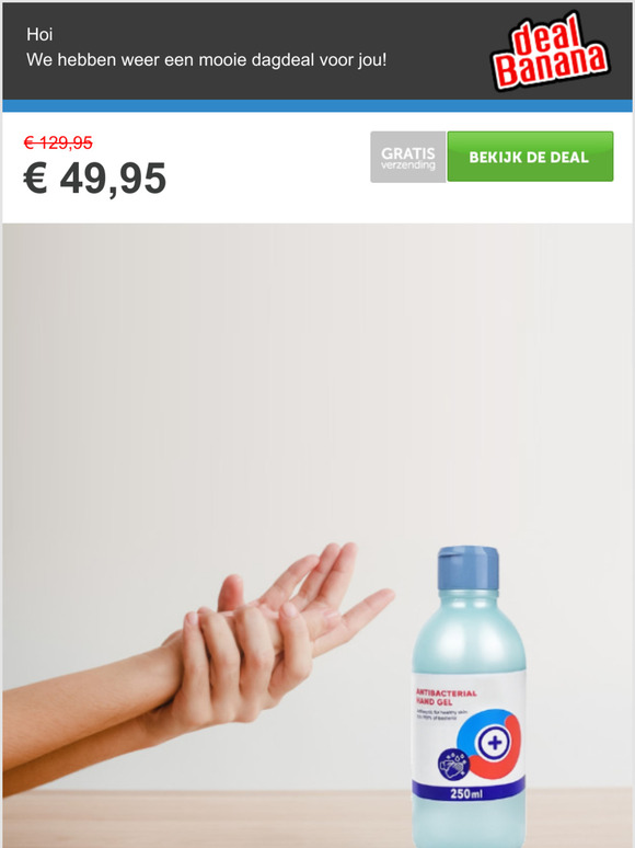  12 x Desinfecterende Handgel met 70% alcolhol
