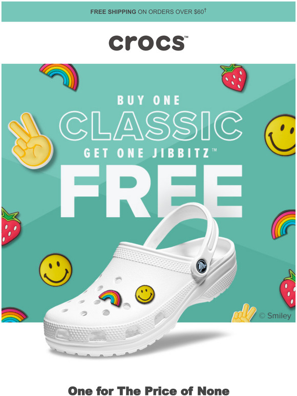 crocs buy one get one free