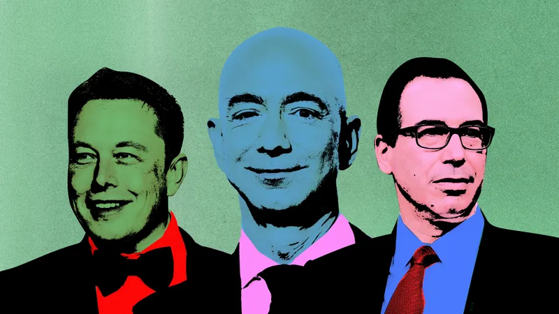 Elon Musk, Jeff Bezos, and Steve Mnuchin just keep getting richer.