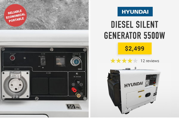 Silent generator 5500W