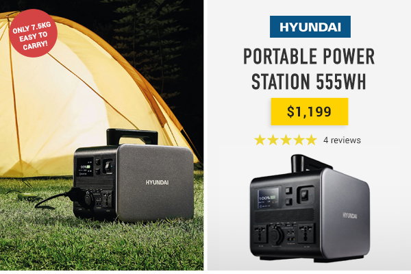 Portable power station 555WH