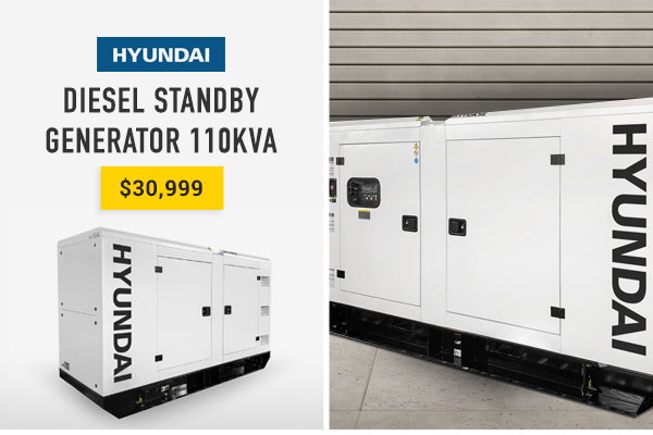 Standby generator 110KVA