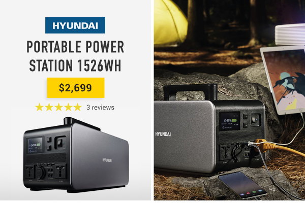 Portable power station 1526WH