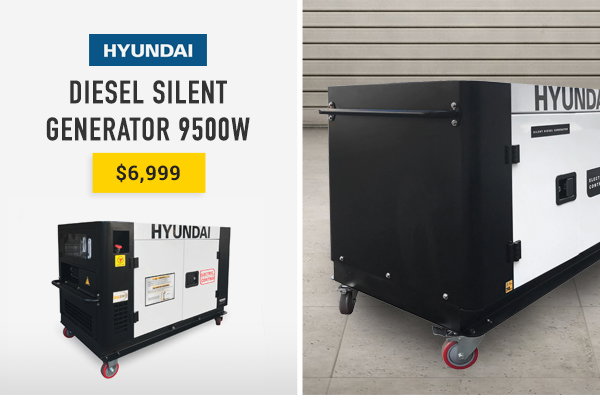 Silent generator 9500W