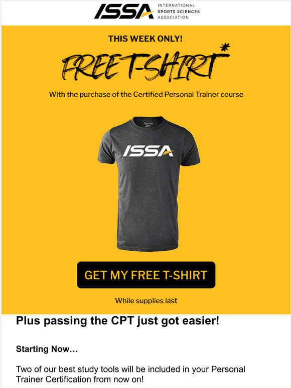 International Sports Sciences Association: ISSA swag with your ...