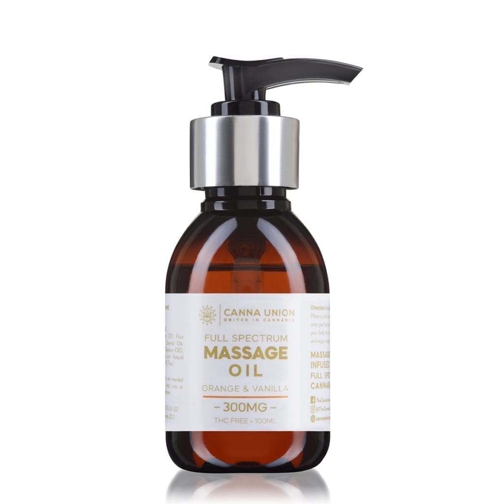 Image of CBD Massage Oil 300mg - Orange & Vanilla