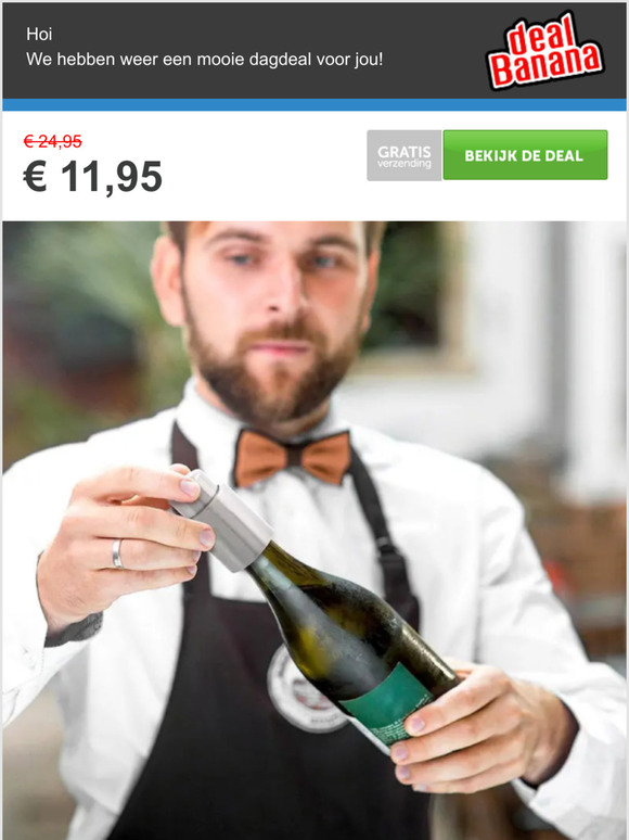  Geen Zure Wijn meer dankzij deze Roestvrij Staal Vacum Verzegelde Wijnfles Stopper