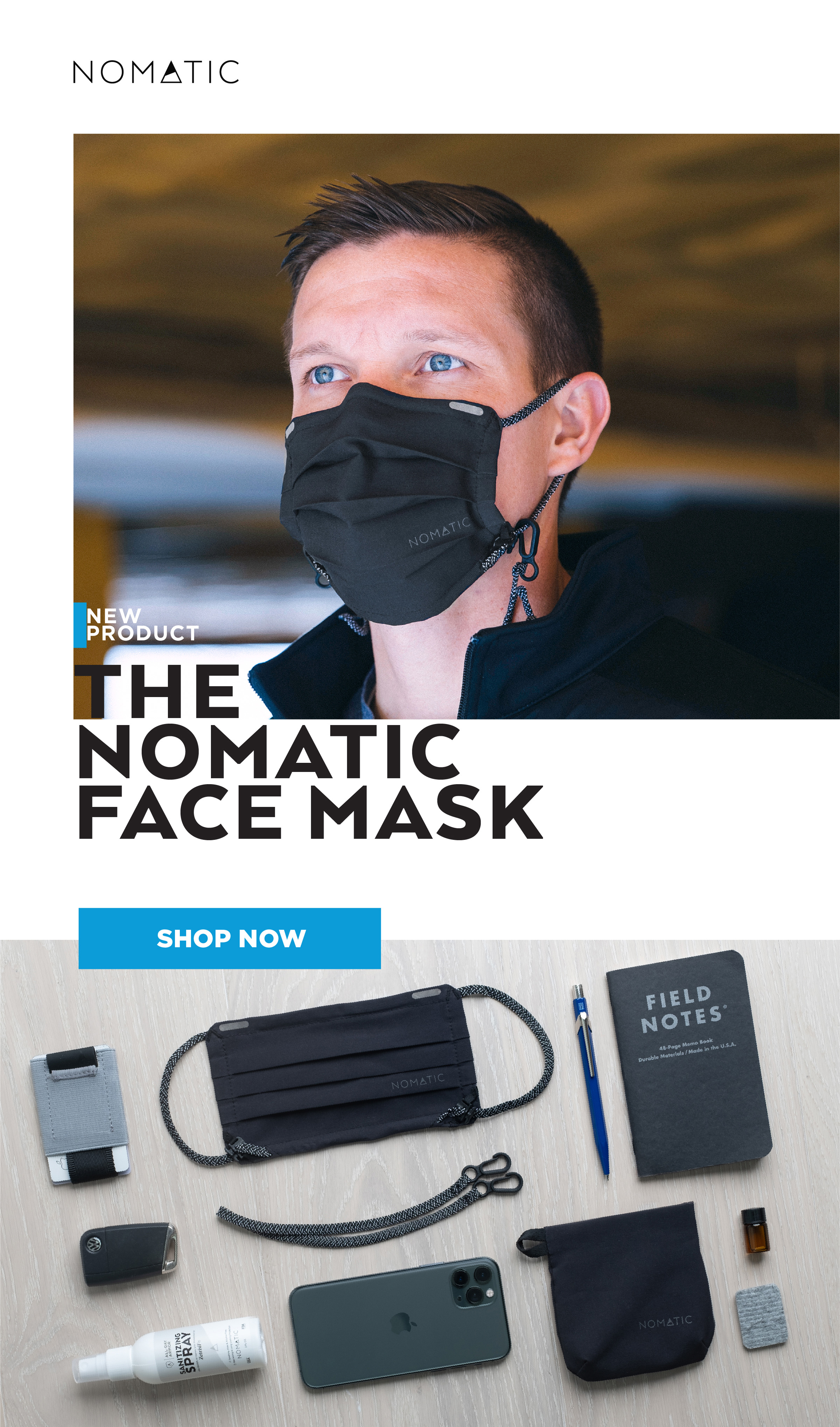 NEW PRODUCT The NOMATIC Face Mask Milled
