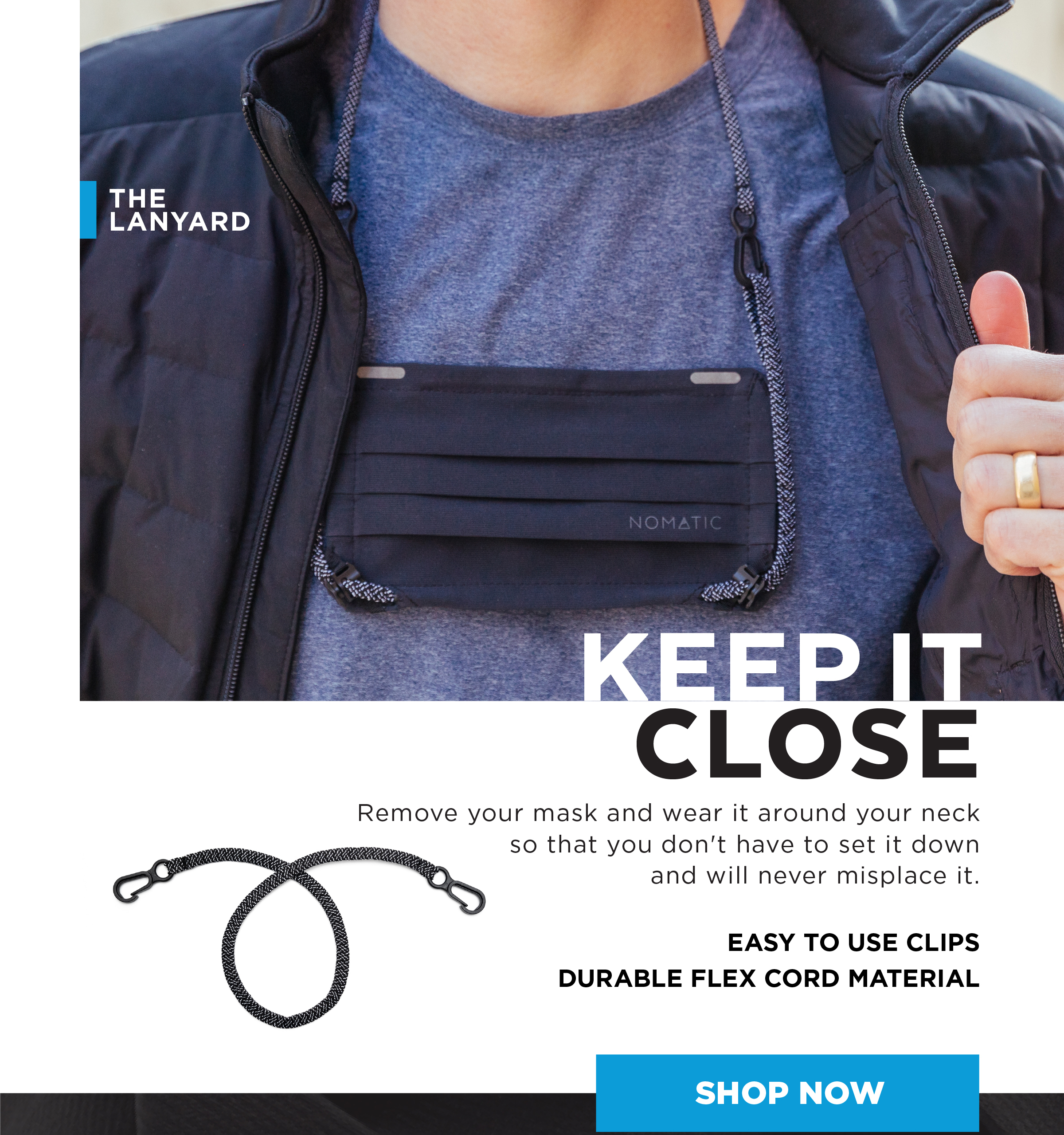 NEW PRODUCT The NOMATIC Face Mask Milled