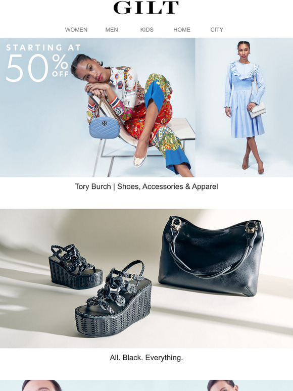 gilt tory burch