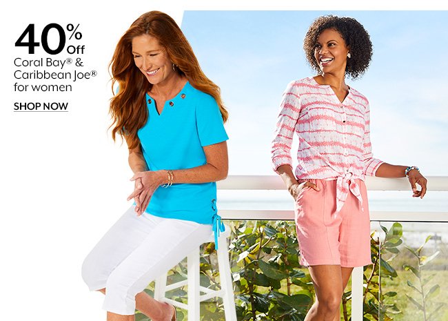 Shop 40% Off Coral Bay & Caribbean Joe for women