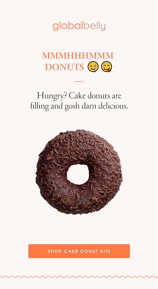 Global Belly Donut Worry Be Happy Milled