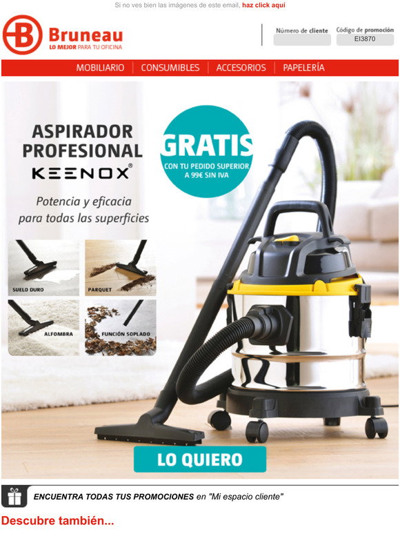 Bruneau.es: Nuevo Aspirador profesional KEENOX de regalo aqu. | Milled