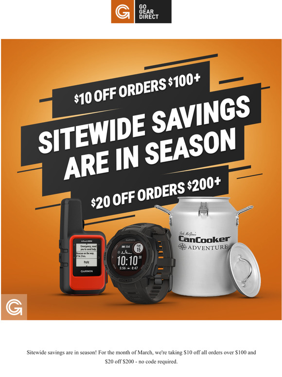 Go Gear Direct 10 off 100 20 off 200 Milled