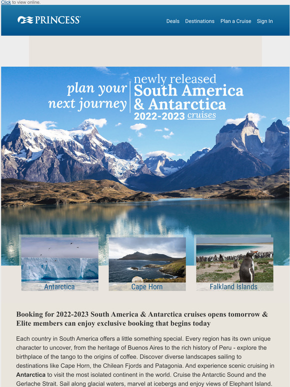 south america cruises january 2022