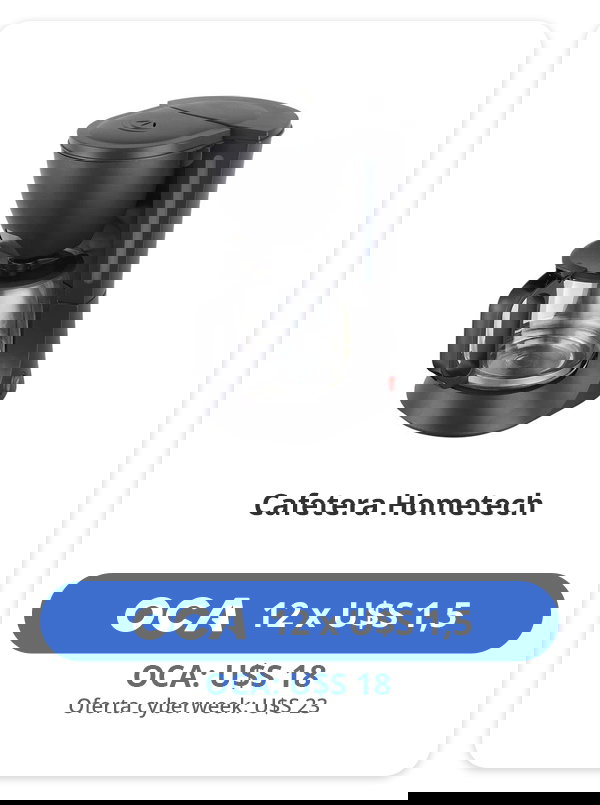 Cafetera para 15 Tazas - 900watts