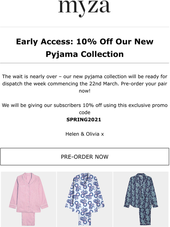 myza pyjamas
