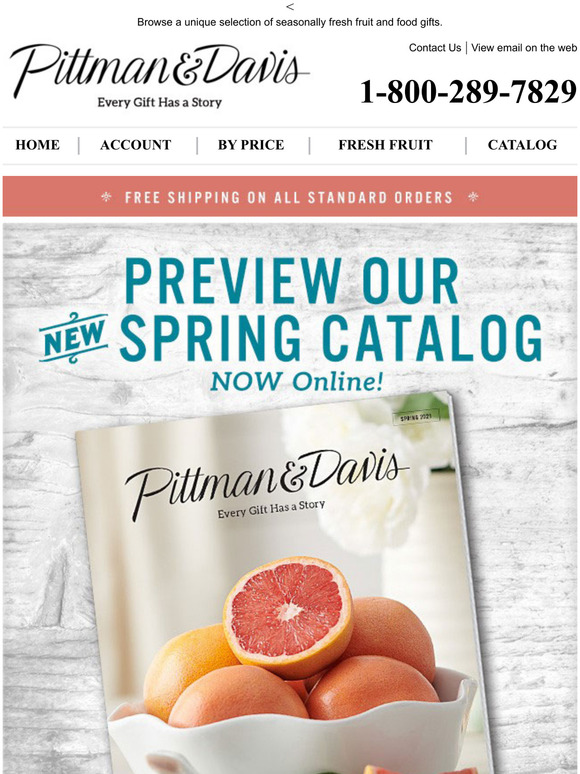 Pittman & Davis Preview our new Spring catalog online! Milled