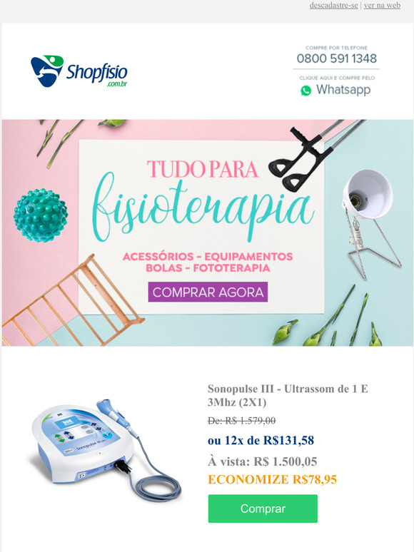 Os TOPS de fisioterapia nesse e-mail! 