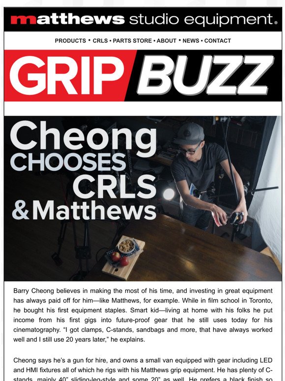 Cheong Chooses CRLS & Matthews