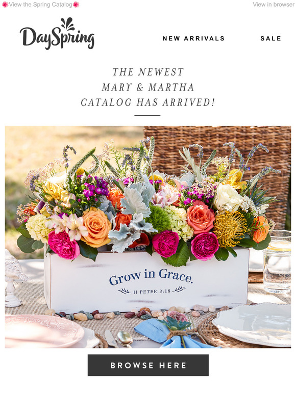 DaySpring The Newest Mary & Martha Catalog is Here! Milled