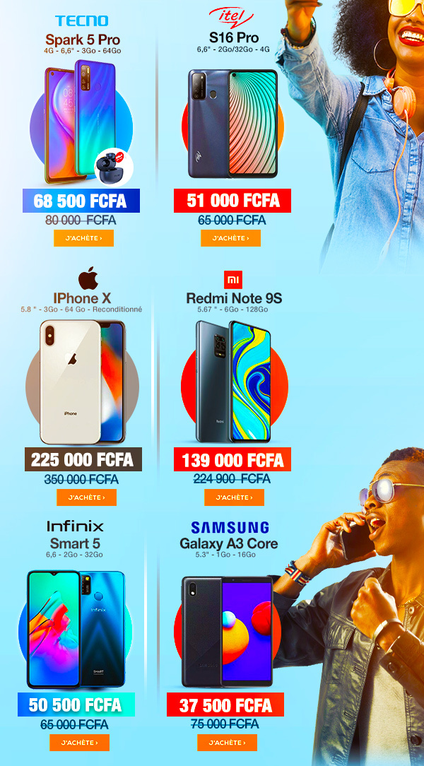 jumia.ci Top 8 des Smartphones la mode en ce moment ! Clique pour