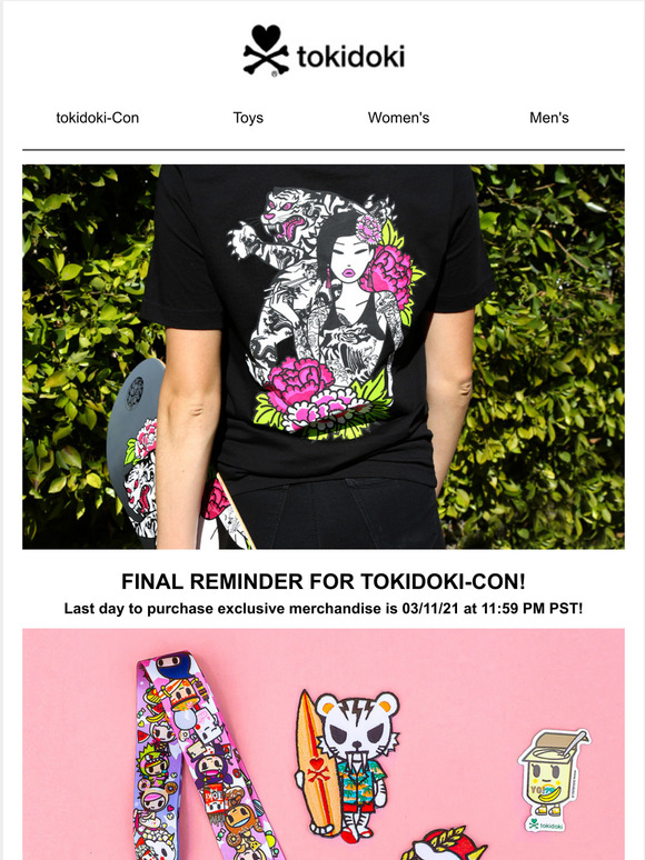 tokidoki Email Newsletters Shop Sales, Discounts, and Coupon Codes