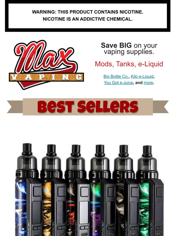 Best EJuice, Big Bottle Co 120mL for only $24.95