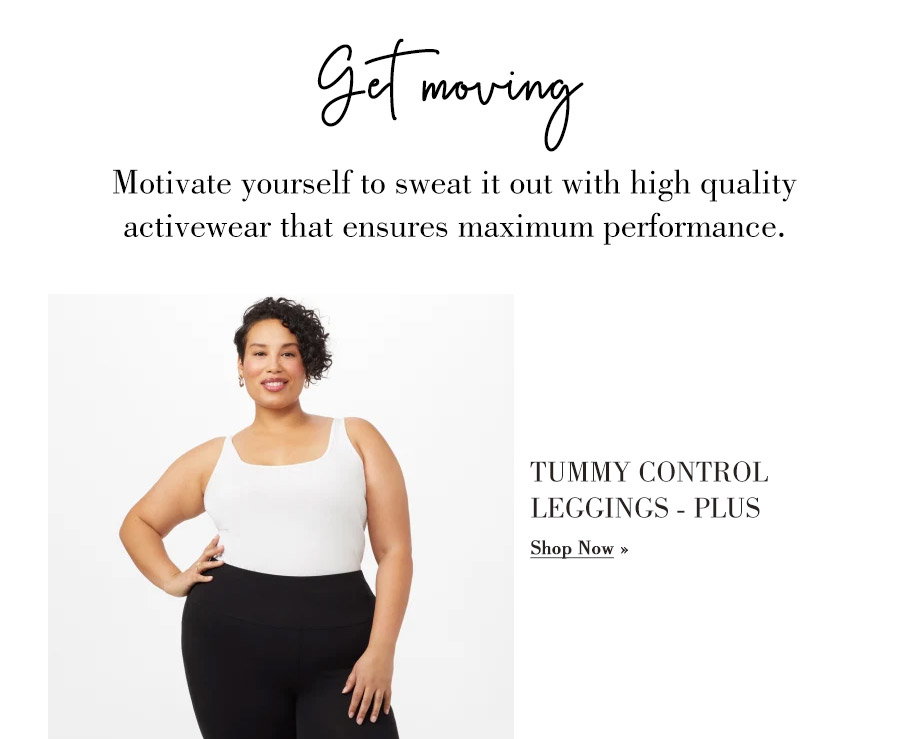 Tummy Control Leggings - Plus