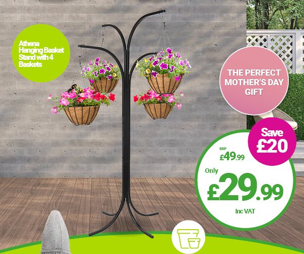 jtf wholesale ltd get your garden summer ready milled wall hanging flower arrangements