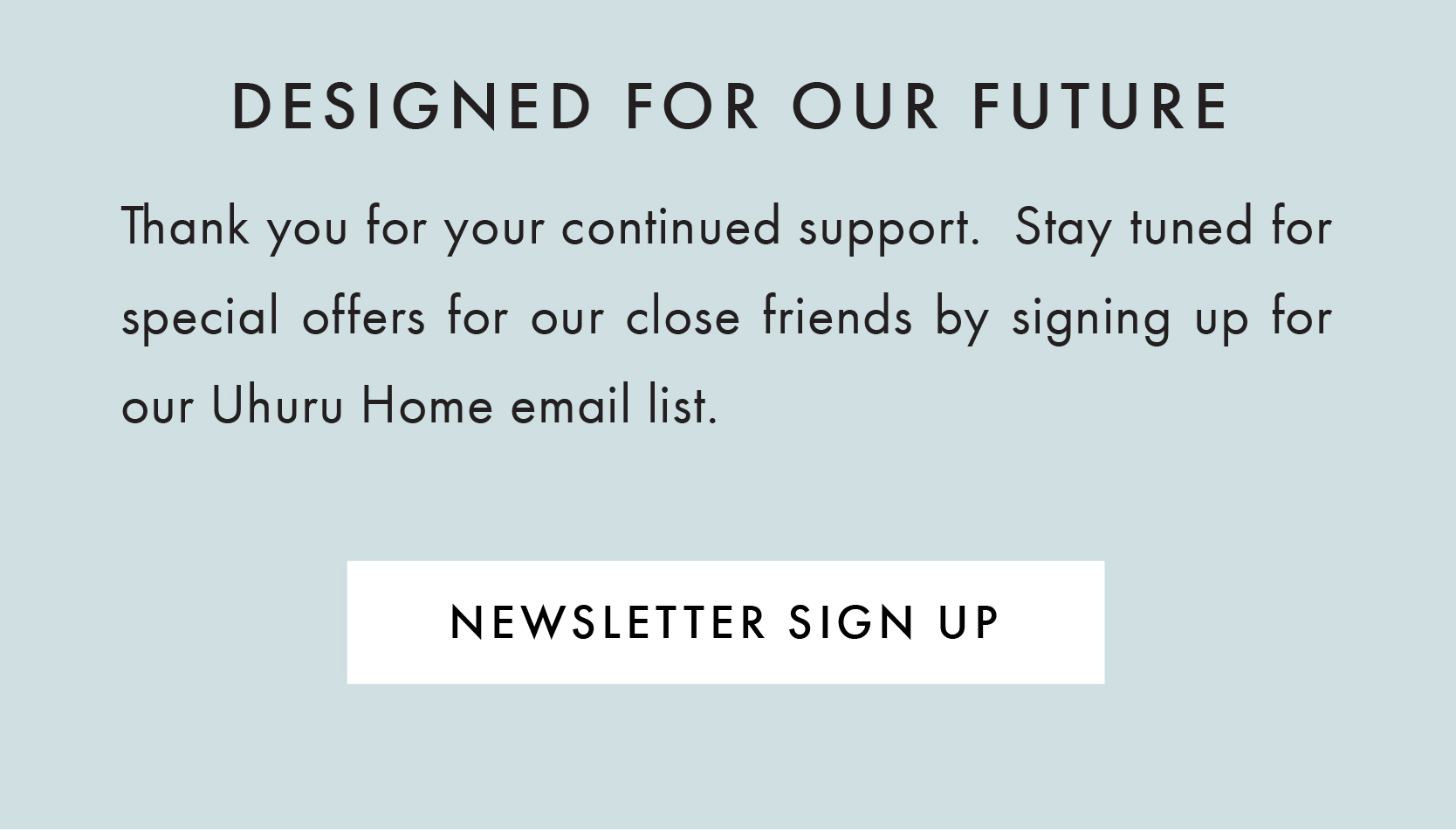 Newsletter Sign Up